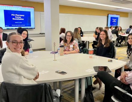 Students at table