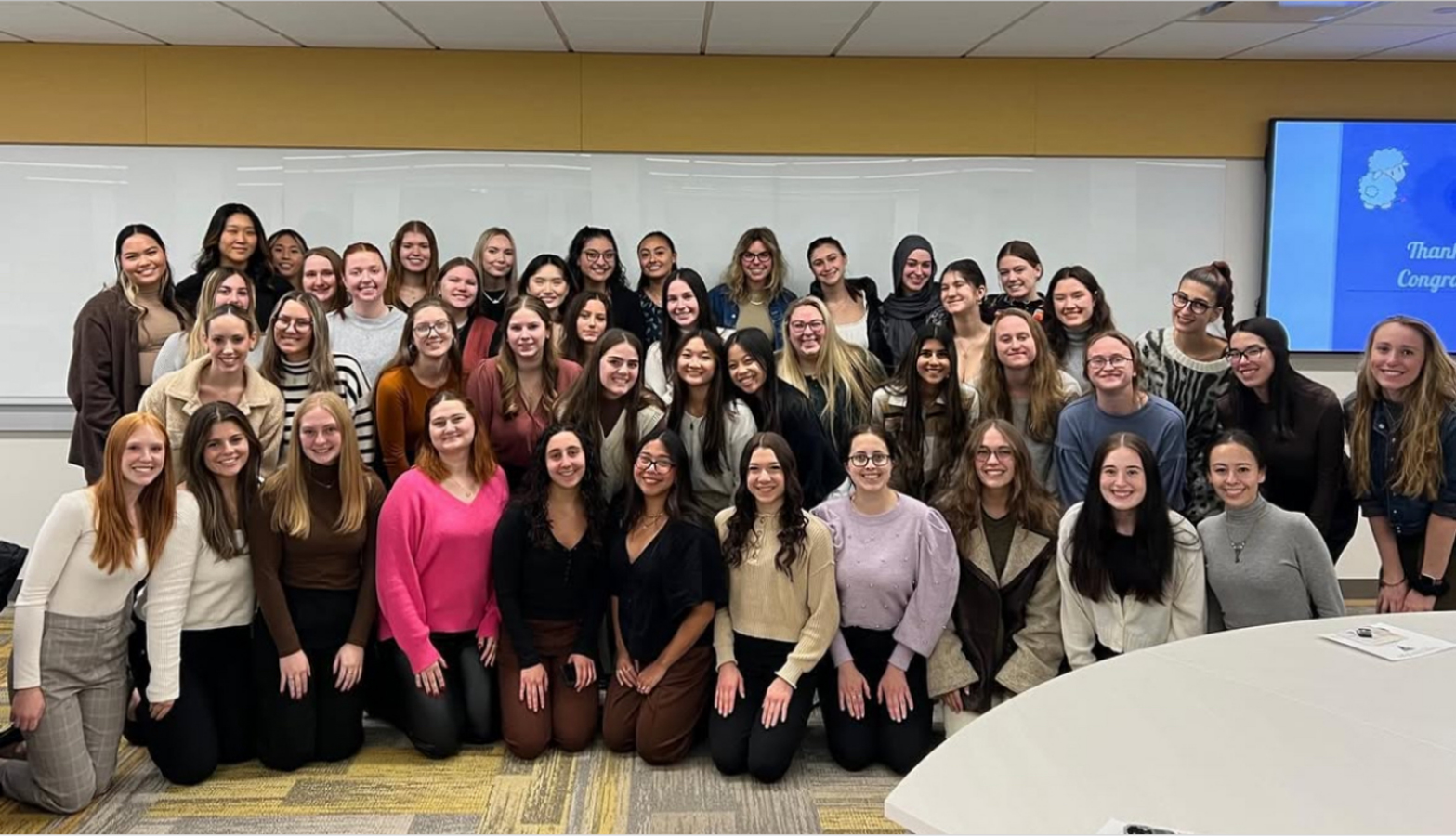 Lambda Kappa Sigma group photo of members