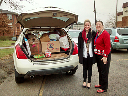 Kelsey Moss with Assistant Professor Karen S. Pater, PharmD, BCPS, CDE